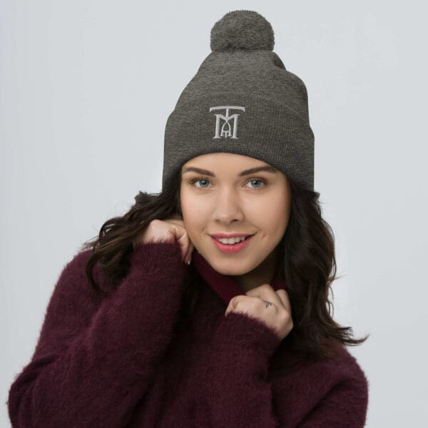 The Main Attraction Pom-Pom Beanie (logo only/ no words) - Image 12