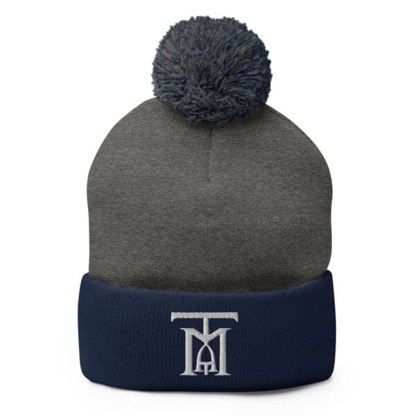 The Main Attraction Pom-Pom Beanie (logo only/ no words) - Image 4