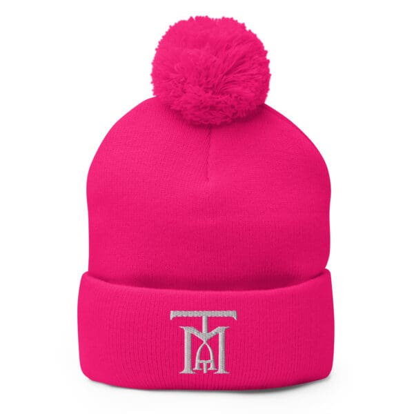 The Main Attraction Pom-Pom Beanie (logo only/ no words) - Image 6