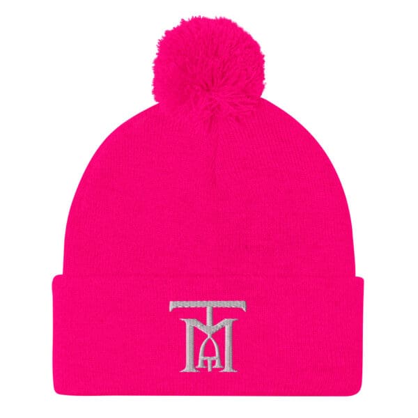 The Main Attraction Pom-Pom Beanie (logo only/ no words) - Image 23