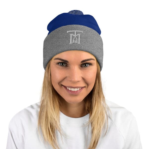 The Main Attraction Pom-Pom Beanie (logo only/ no words) - Image 2