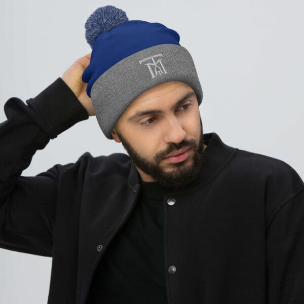 The Main Attraction Pom-Pom Beanie (logo only/ no words) - Image 7